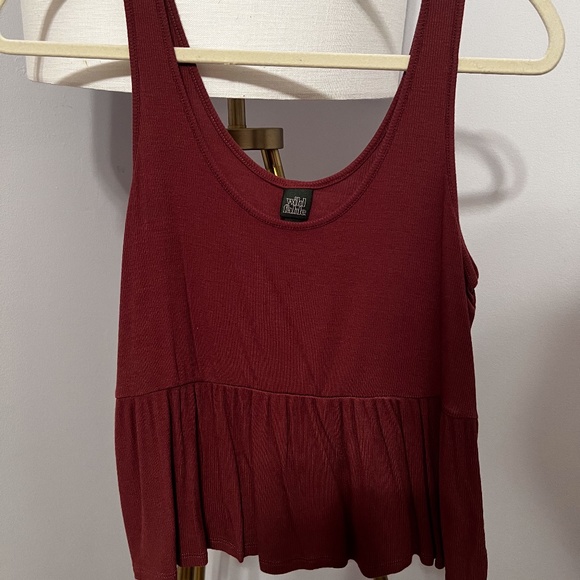 wild fable Tops - Light Red wild fable peplum tank